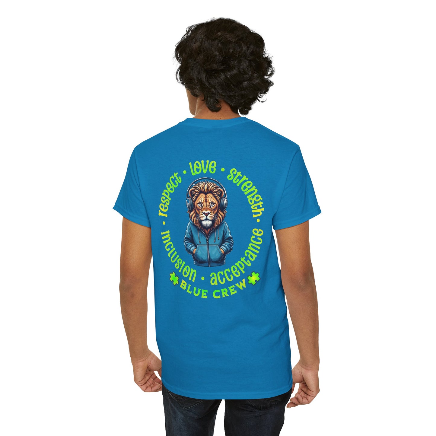 IB Leaf "Blue Crew" Autism Awareness Tee – Roar with Respect, Lead with Love