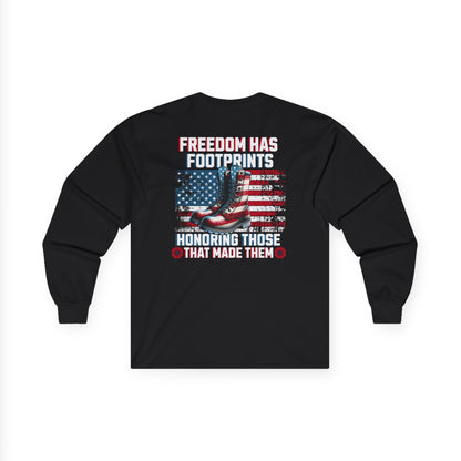 IBLeaf Freedom Has Footprints – Veterans Tribute Long Sleeve