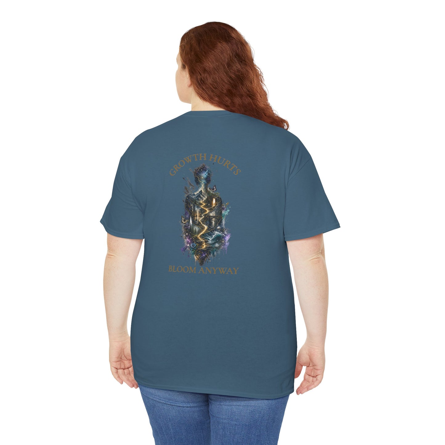 Growth Hurts. Bloom Anyway.™ Feminine Tee | The Path Forward Edition