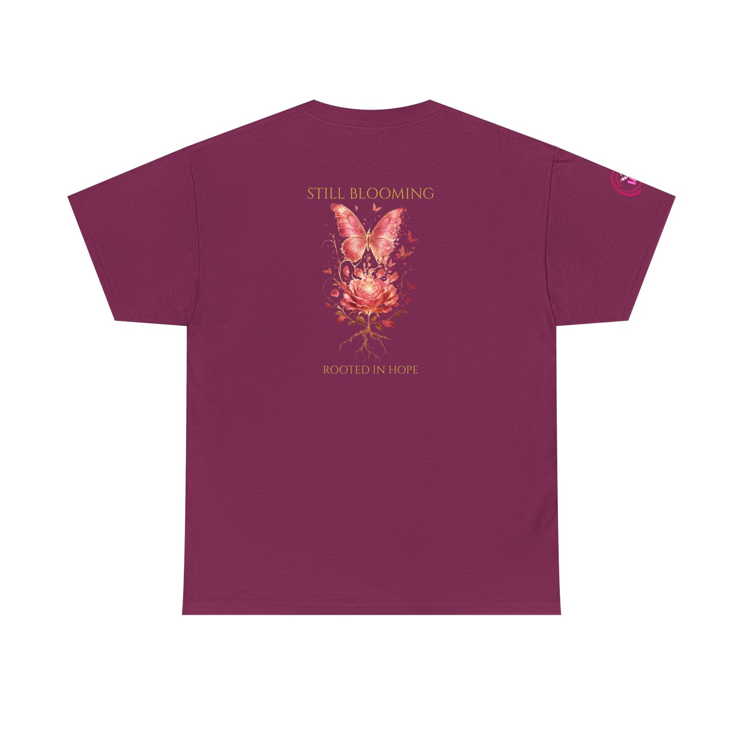 Still Blooming | IB Leaf Breast Cancer Awareness Tee