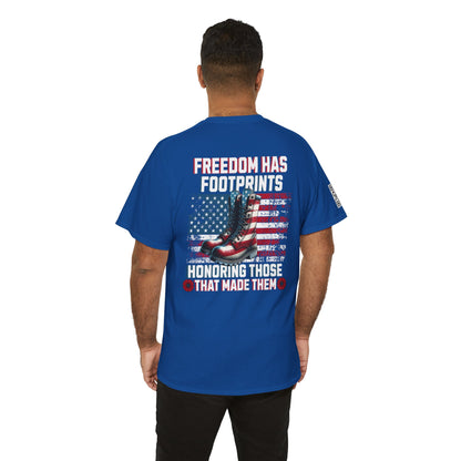 IBLeaf Freedom Has Footprints – Veterans Tribute Tee