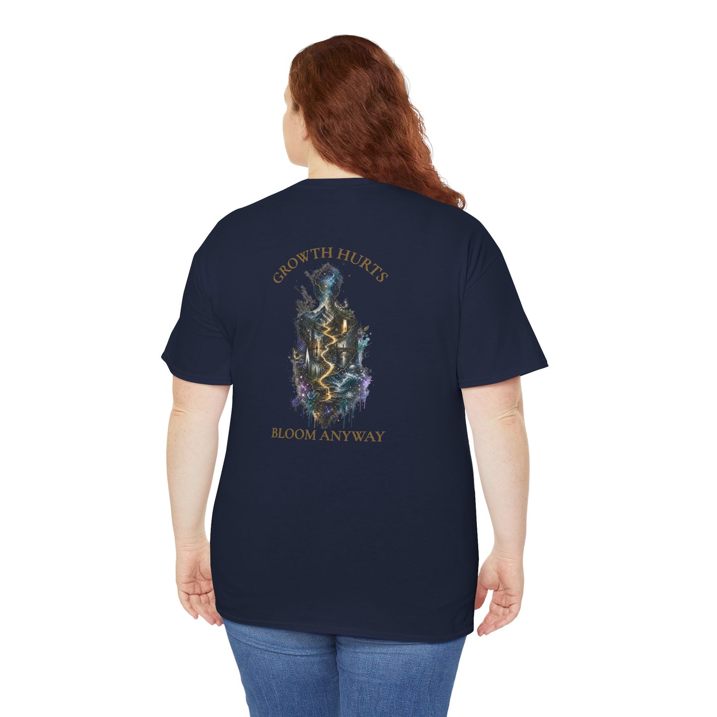 Growth Hurts. Bloom Anyway.™ Feminine Tee | The Path Forward Edition