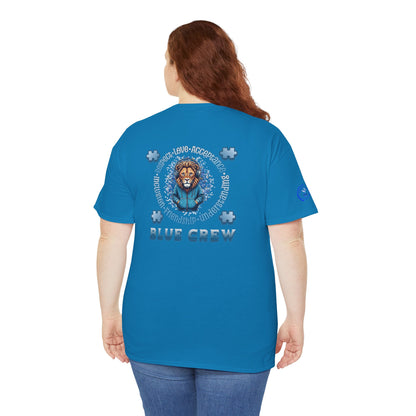 IB Leaf Blue Crew Autism Community Tee | Respect • Love • Inclusion