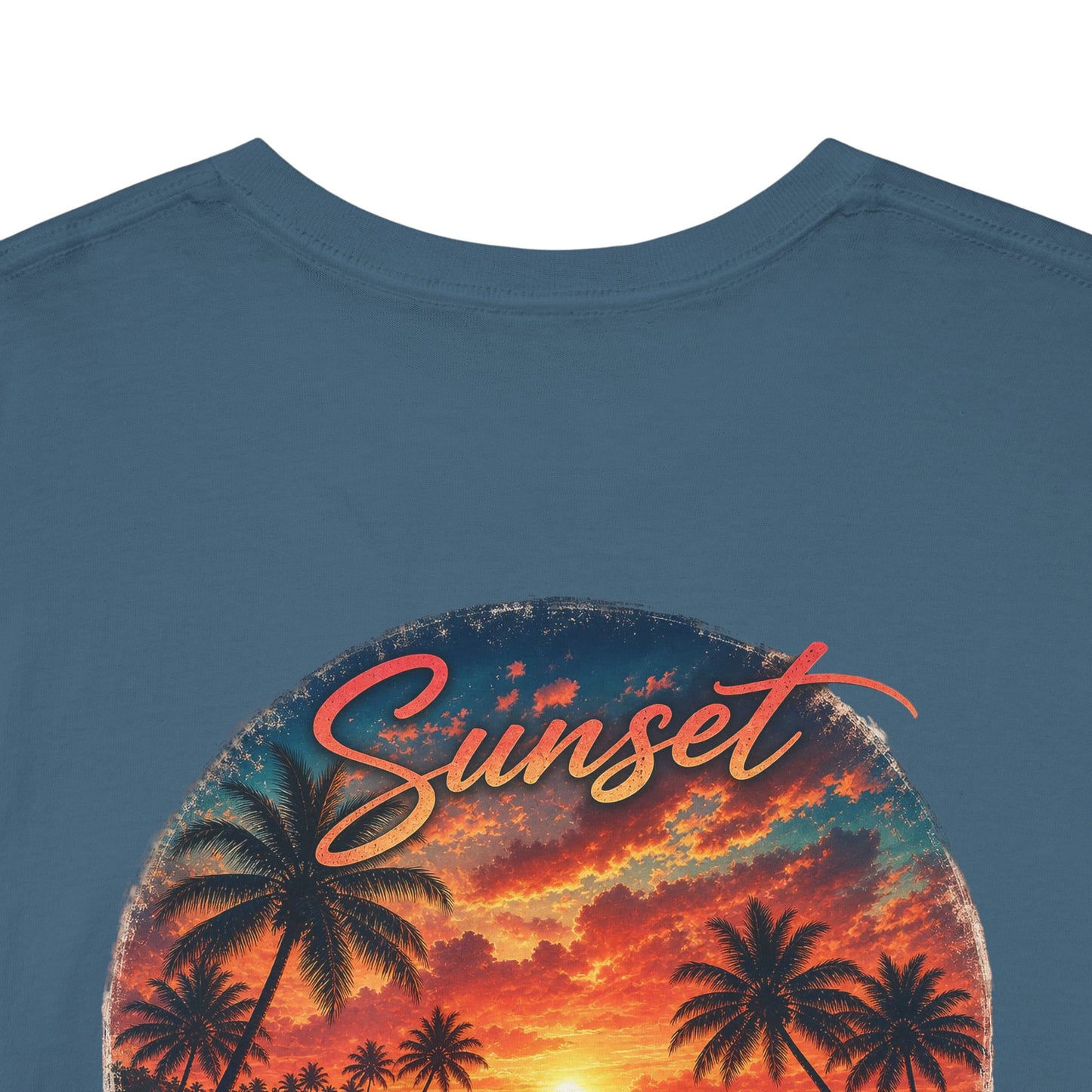 Sunset Serenity | Premium Coastal Art Tee