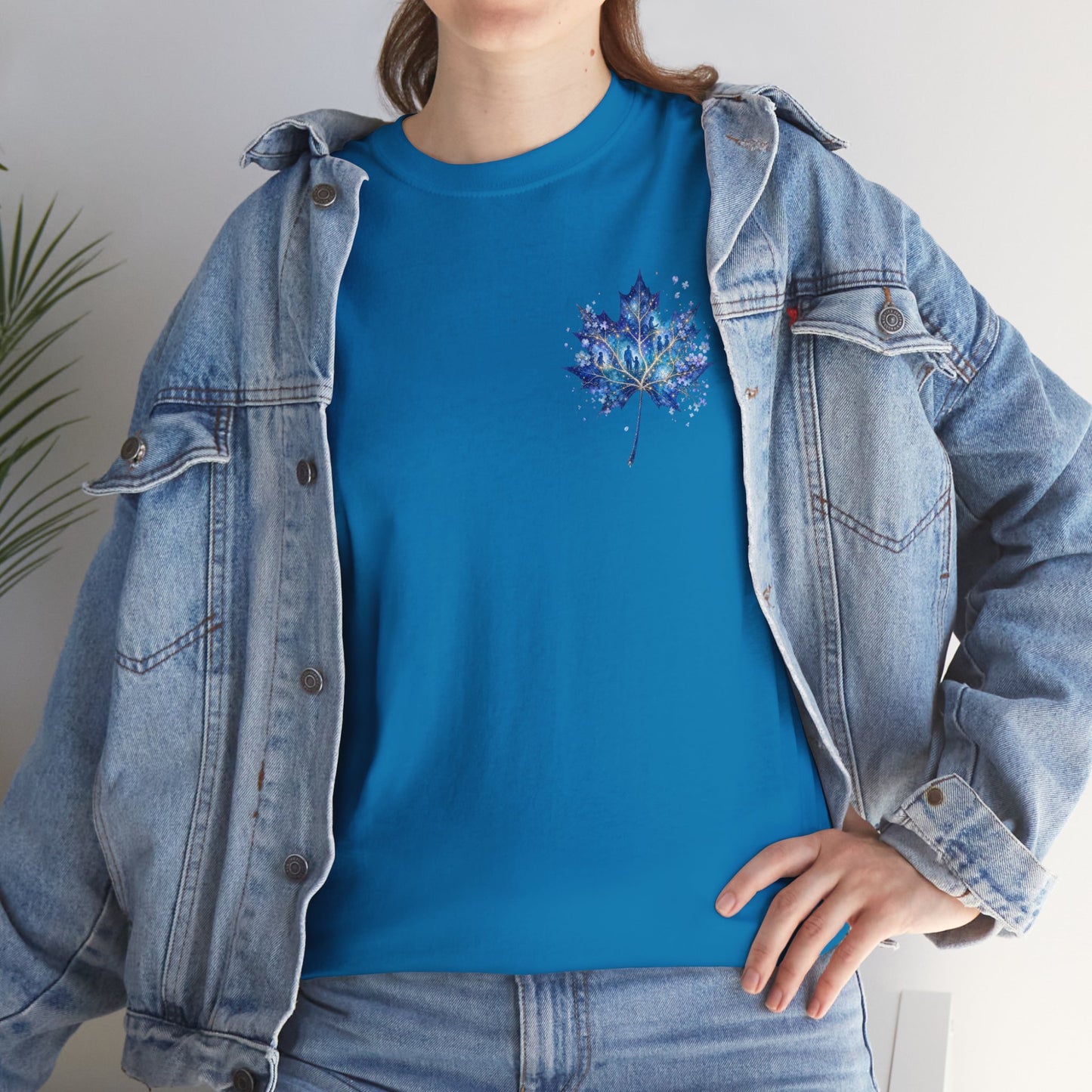 IB Leaf Blue Crew Autism Community Tee | Respect • Love • Inclusion