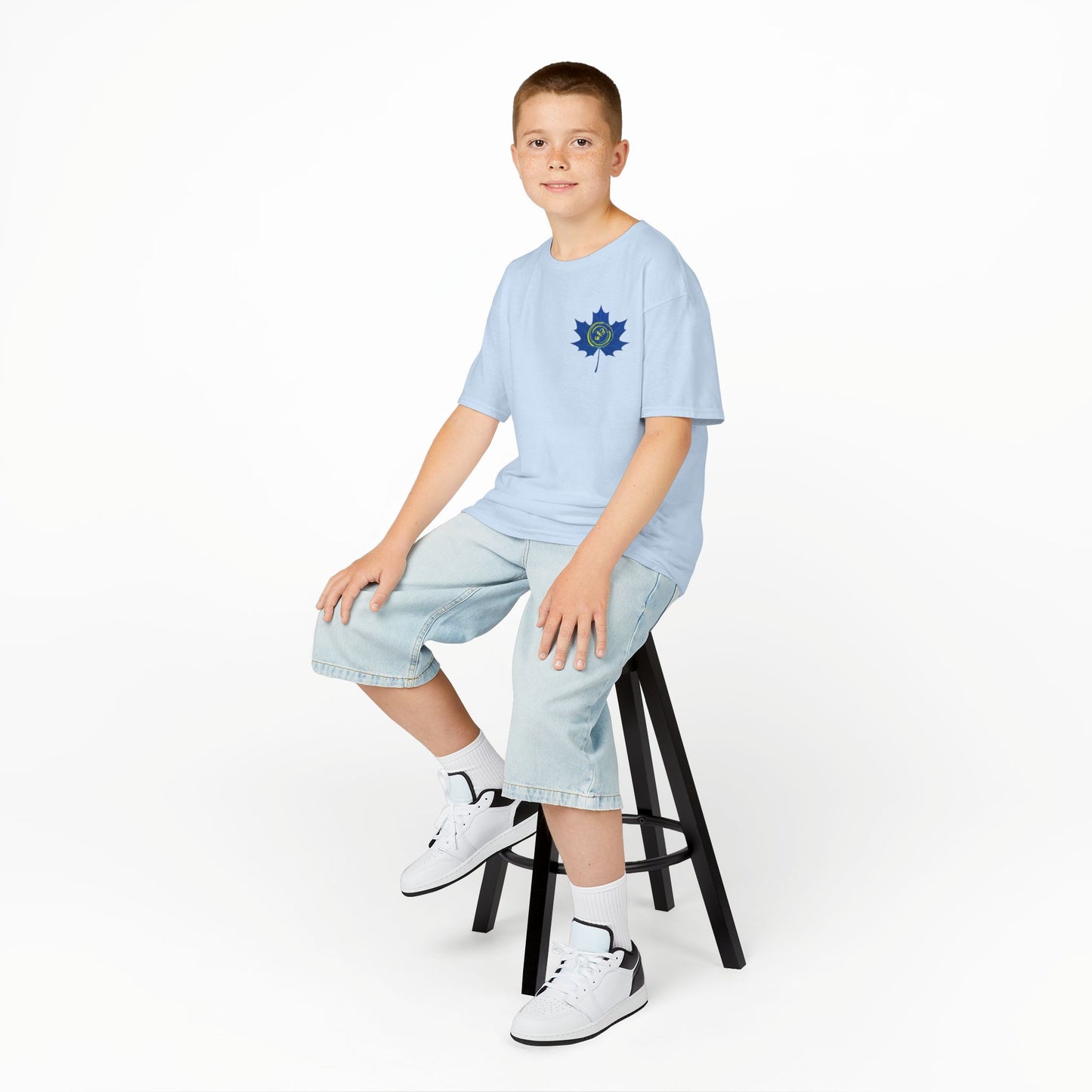 🧩 IB Leaf Neurodivergent & Beautifully Wired – Kids SPD & Autism Awareness Tee