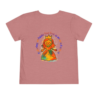 IB Coloring Outside the Lines Is Where I Shine – Toddlers Tee