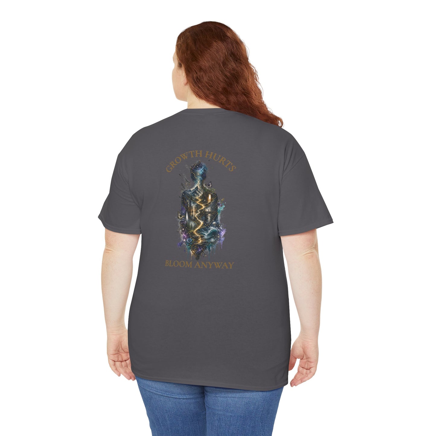 Growth Hurts. Bloom Anyway.™ Feminine Tee | The Path Forward Edition