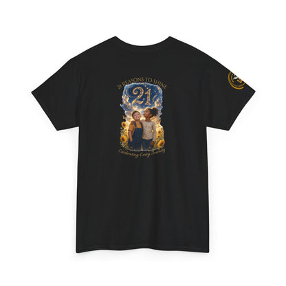 21 Reasons To Shine | IB Leaf Down Syndrome Awareness Tee