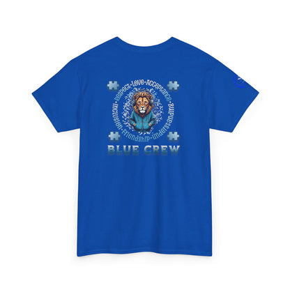 IB Leaf Blue Crew Autism Community Tee | Respect • Love • Inclusion