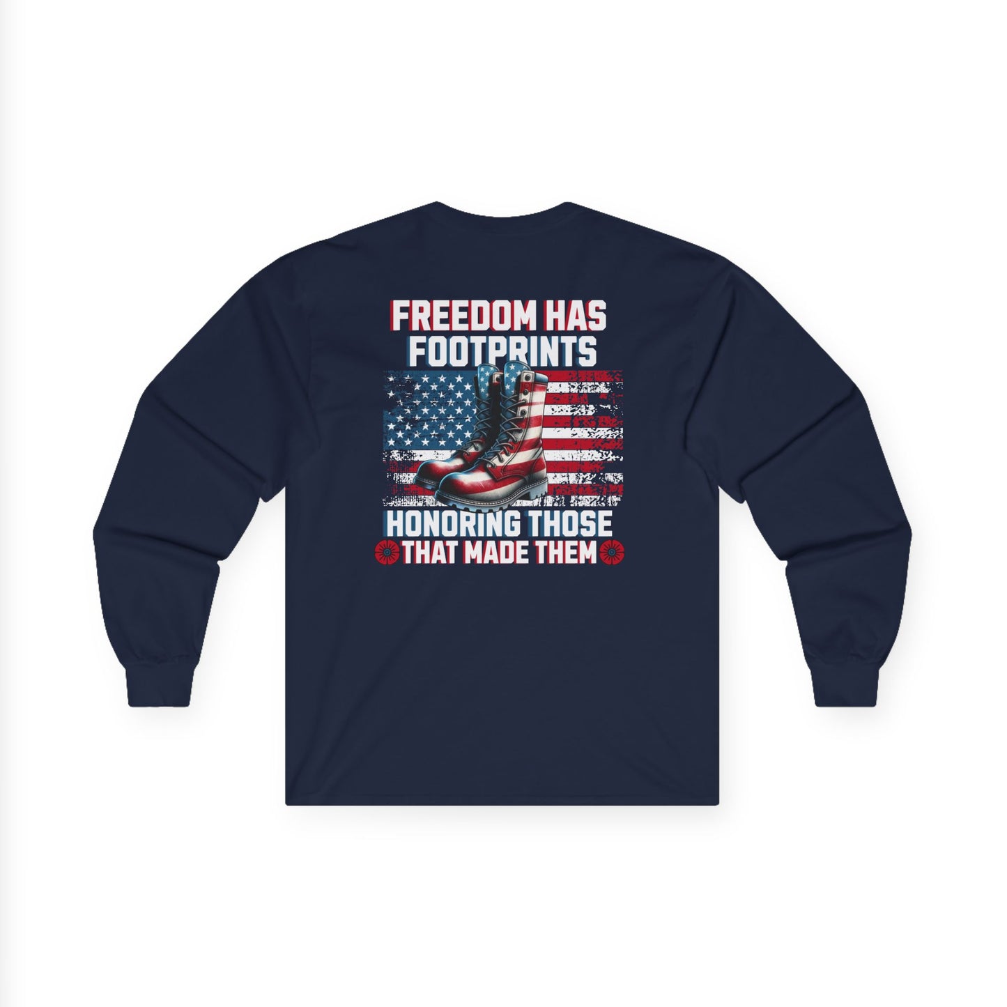 IBLeaf Freedom Has Footprints – Veterans Tribute Long Sleeve