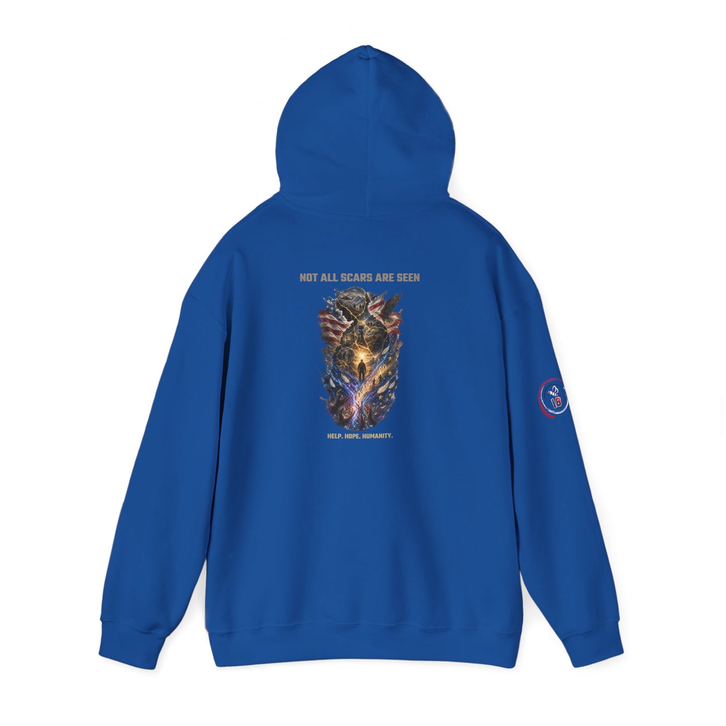 Not All Scars Are Seen | Veteran Mental Health Awareness Hoodie
