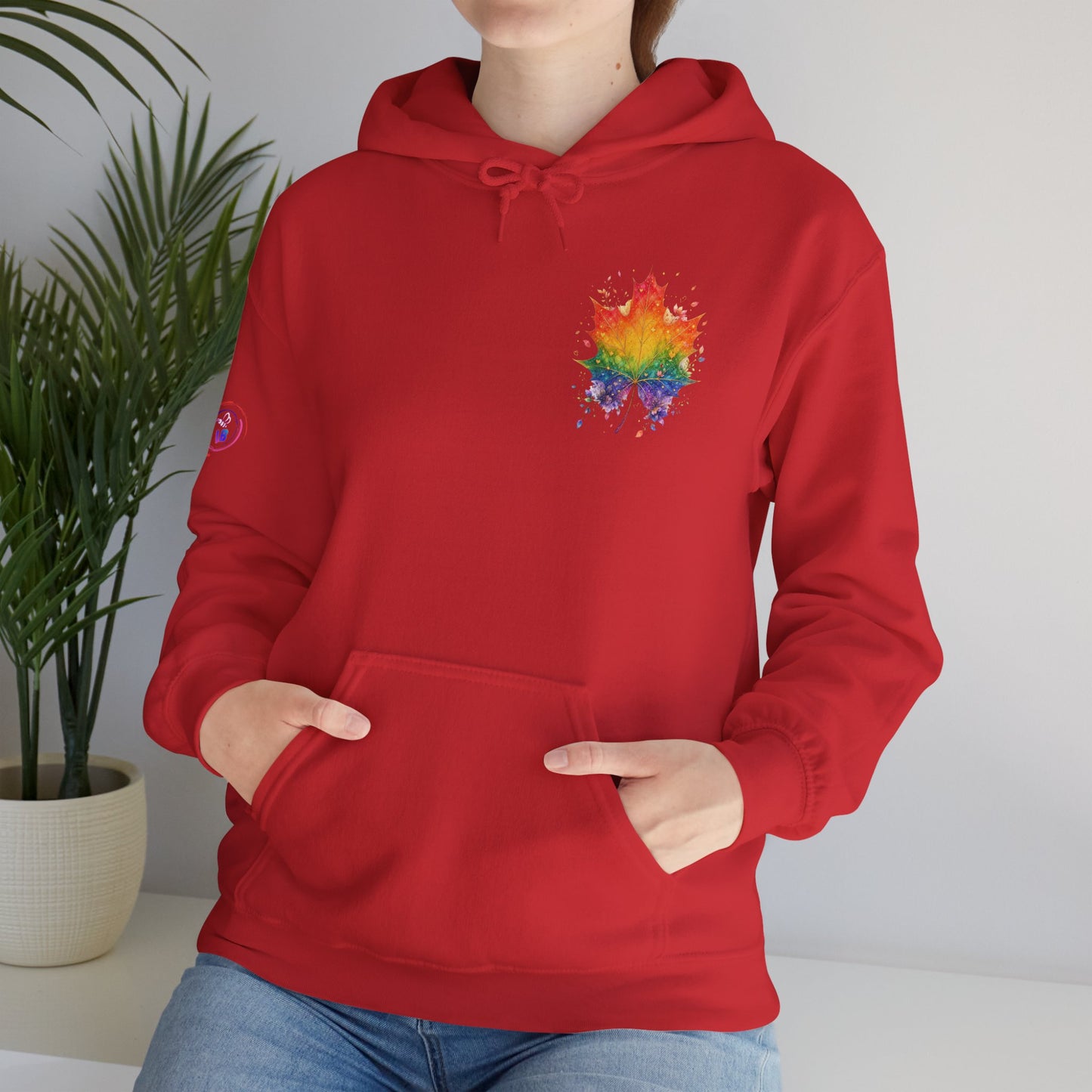 IB Leaf "Pride & Love" LGBTQ+ Awareness Hoodie | Love Loud. Live Proud.