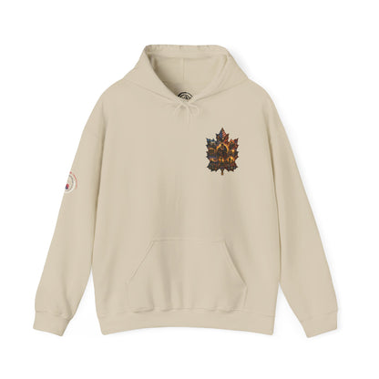 IB Leaf™ Freedom Has Footprints Veterans Tribute Hoodie | Built by Courage, Carried by Sacrifice