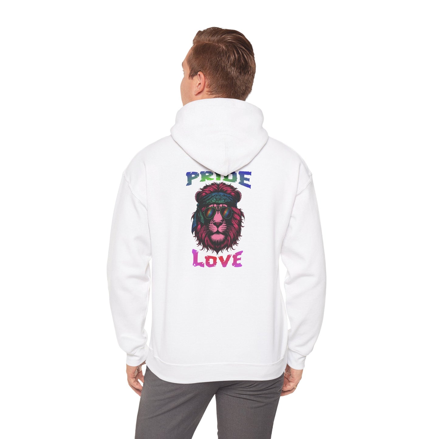 IB Leaf Pride & Love Lion LGTBQ Awareness Hoodie – Loud, Proud, and Fierce