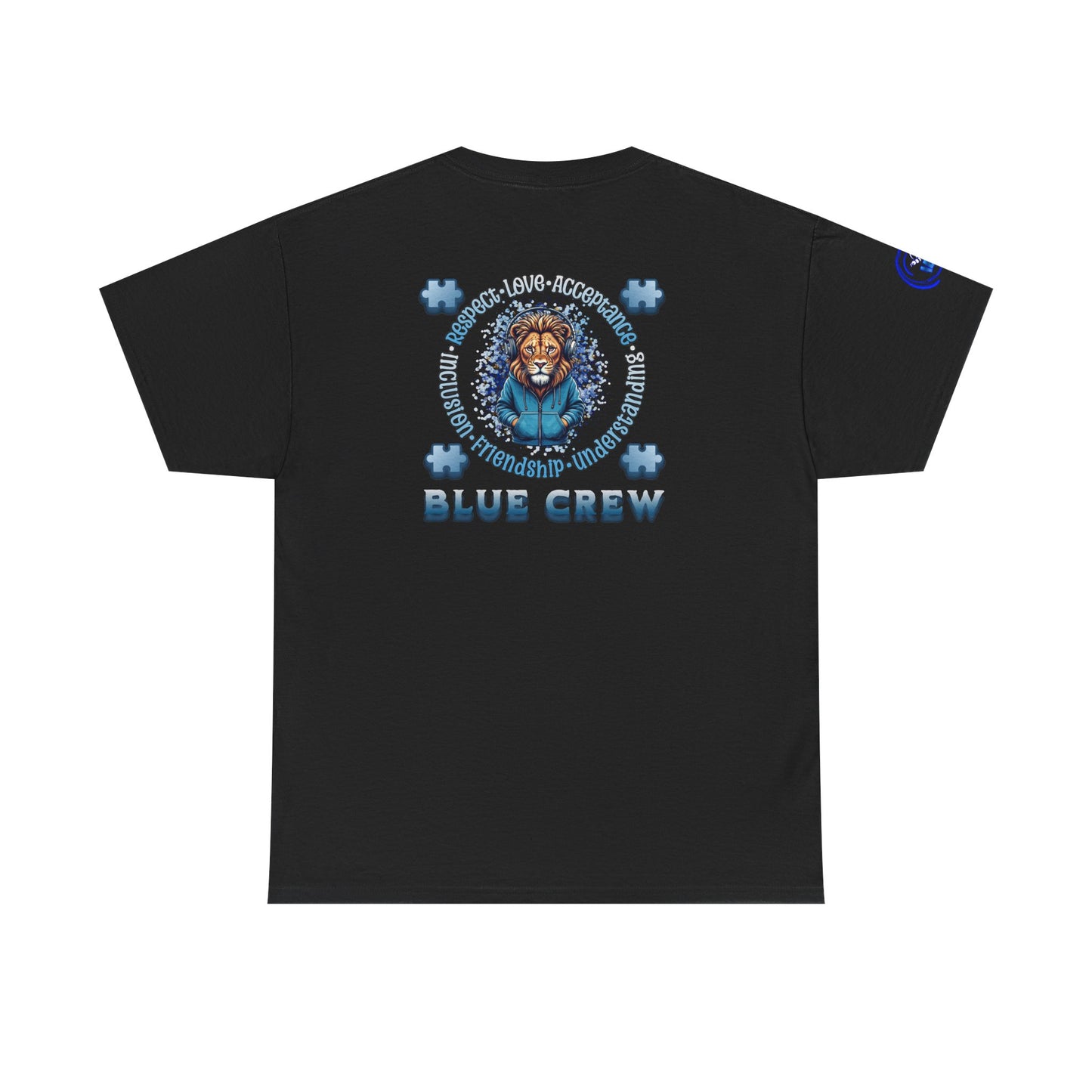 IB Leaf Blue Crew Autism Community Tee | Respect • Love • Inclusion