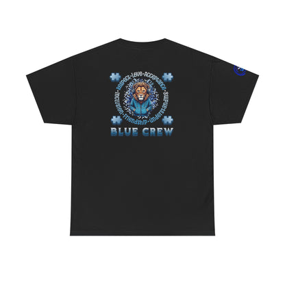 IB Leaf Blue Crew Autism Community Tee | Respect • Love • Inclusion