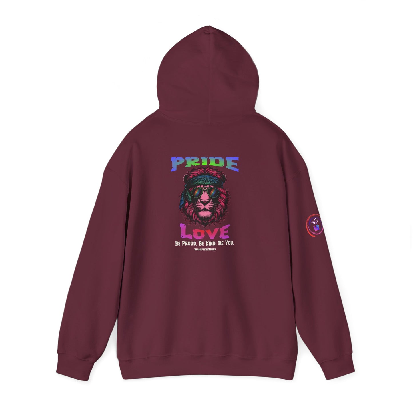 IB Leaf "Pride & Love" LGBTQ+ Awareness Hoodie | Love Loud. Live Proud.