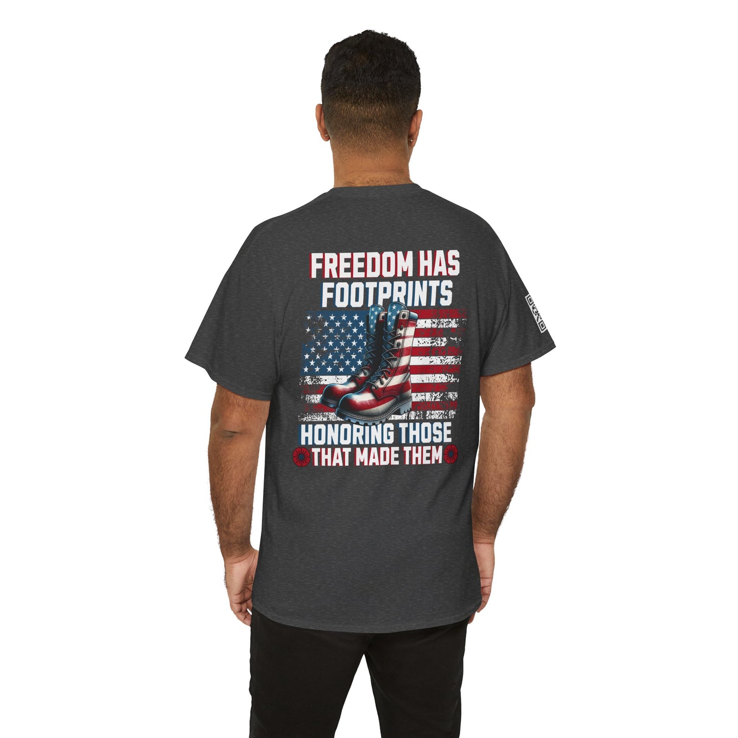 IBLeaf Freedom Has Footprints – Veterans Tribute Tee