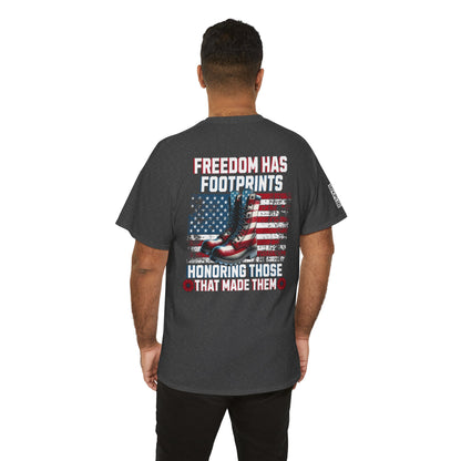 IBLeaf Freedom Has Footprints – Veterans Tribute Tee