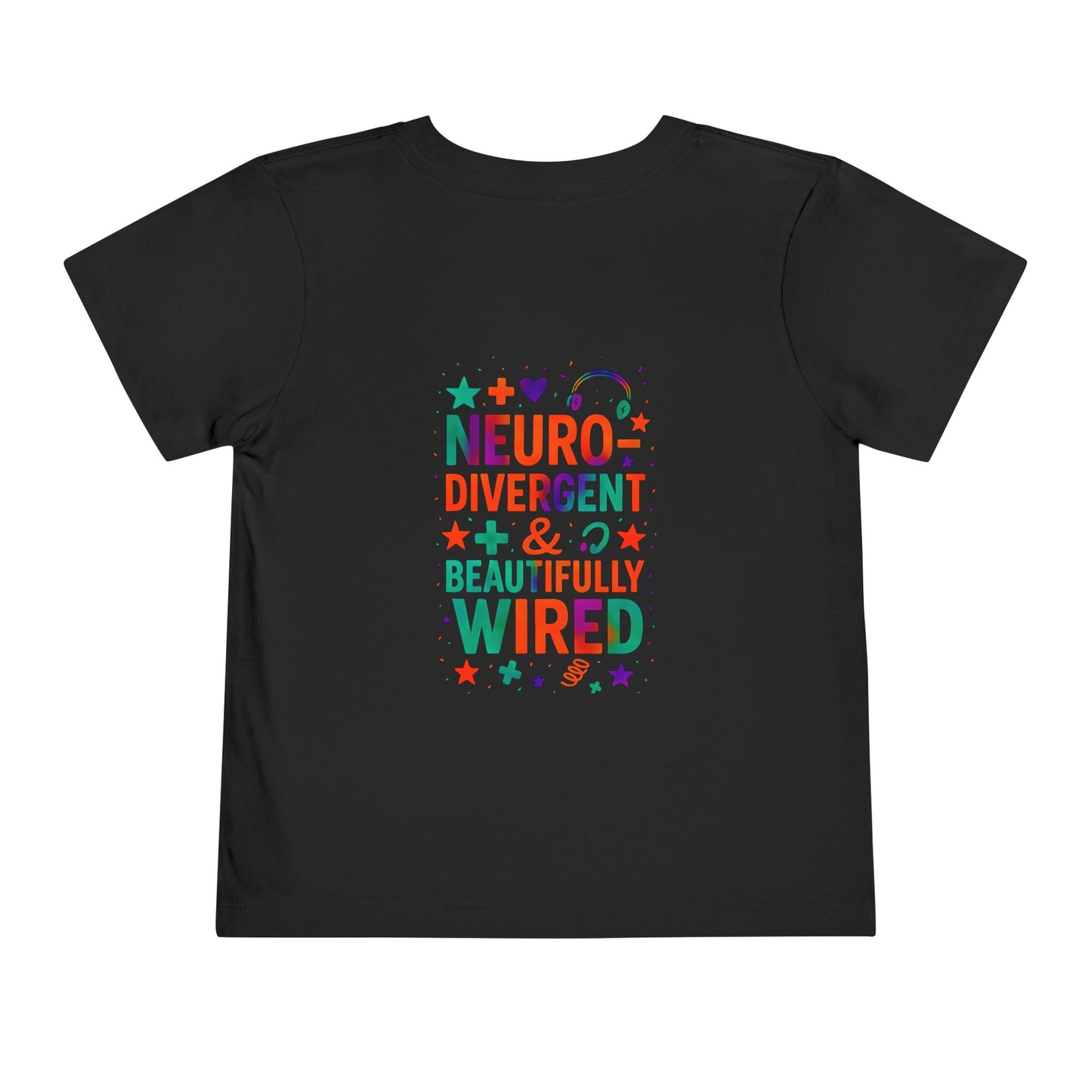 🧩 IB Leaf Neurodivergent & Beautifully Wired – Toddler SPD & Autism Awareness Tee