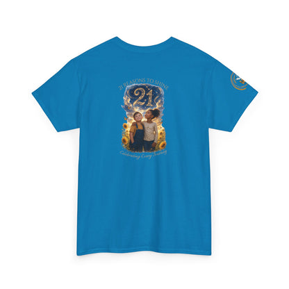 21 Reasons To Shine | IB Leaf Down Syndrome Awareness Tee