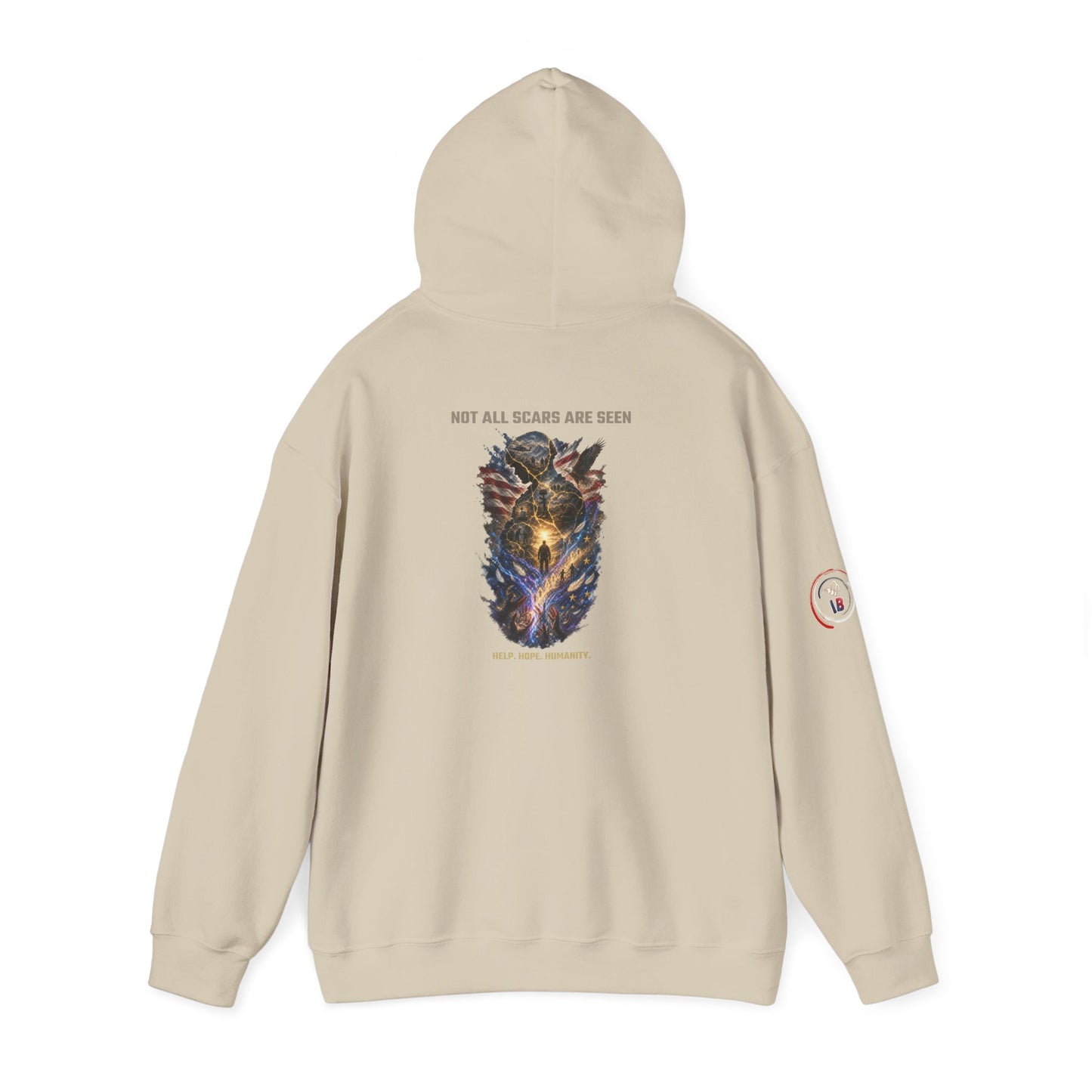 Not All Scars Are Seen | Veteran Mental Health Awareness Hoodie
