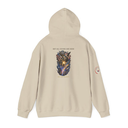 Not All Scars Are Seen | Veteran Mental Health Awareness Hoodie