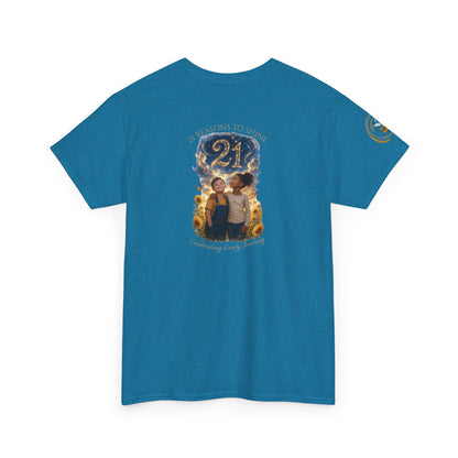 21 Reasons To Shine | IB Leaf Down Syndrome Awareness Tee