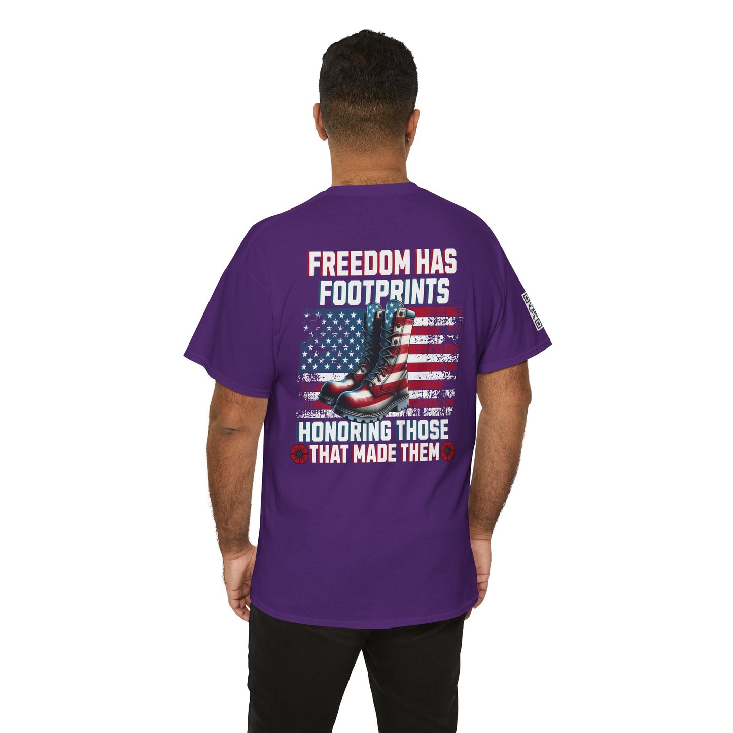 IBLeaf Freedom Has Footprints – Veterans Tribute Tee