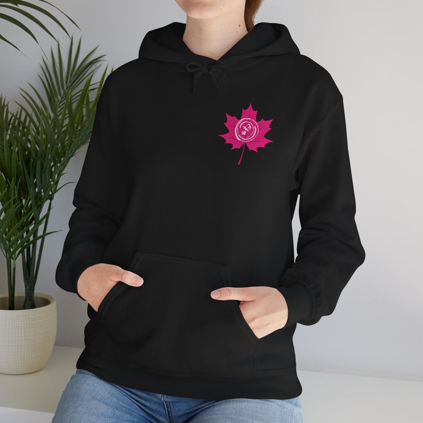 IB Leaf Fight in Bloom – Breast Cancer Awareness Hoodie