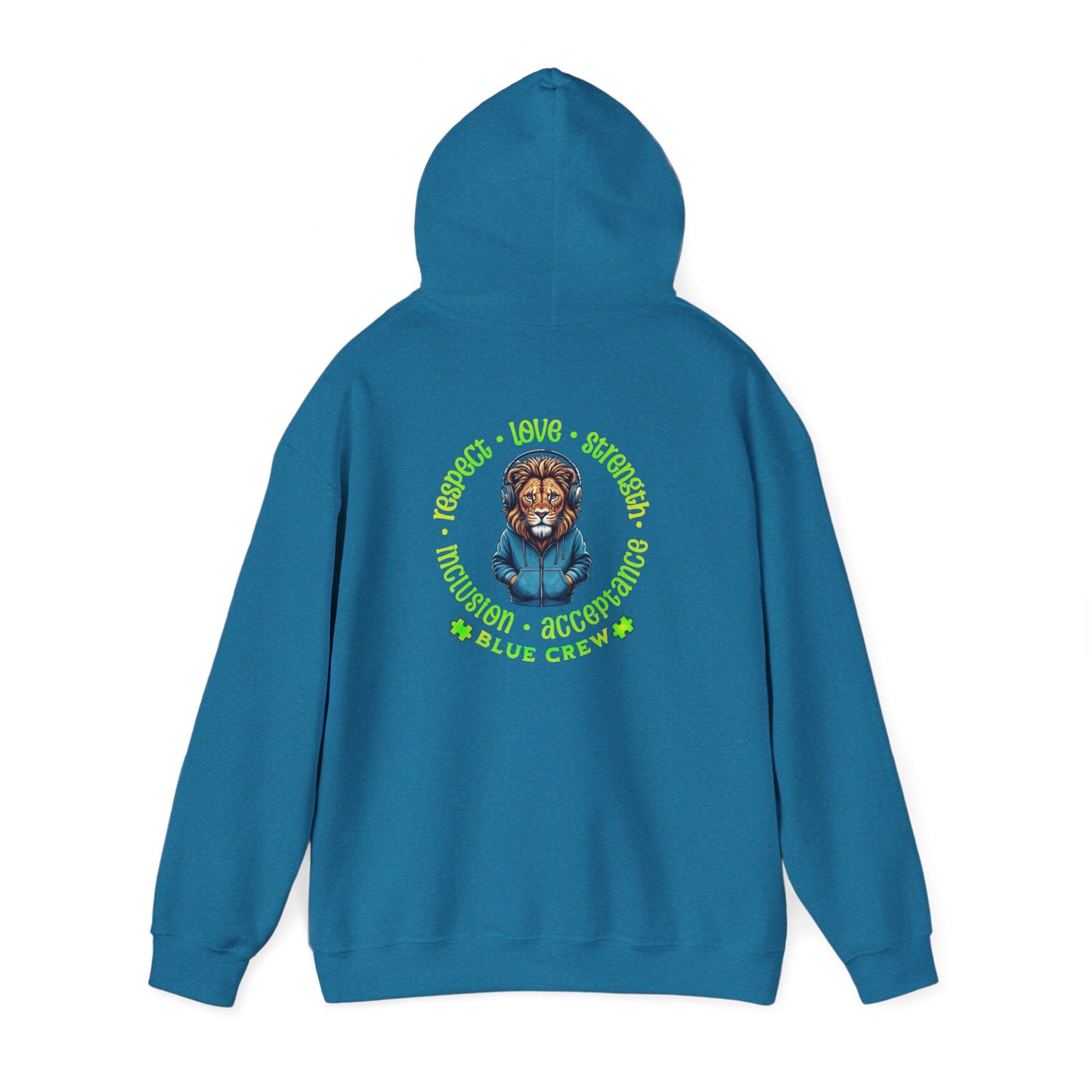 IB Leaf "Blue Crew" Autism Awareness Hoodie – Roar with Respect, Lead with Love