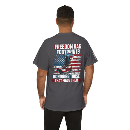 IBLeaf Freedom Has Footprints – Veterans Tribute Tee