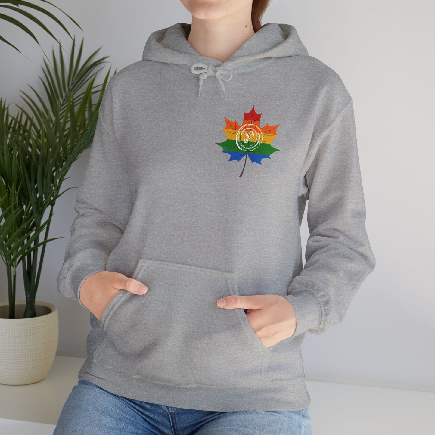 IB Leaf Pride & Love Lion LGTBQ Awareness Hoodie – Loud, Proud, and Fierce