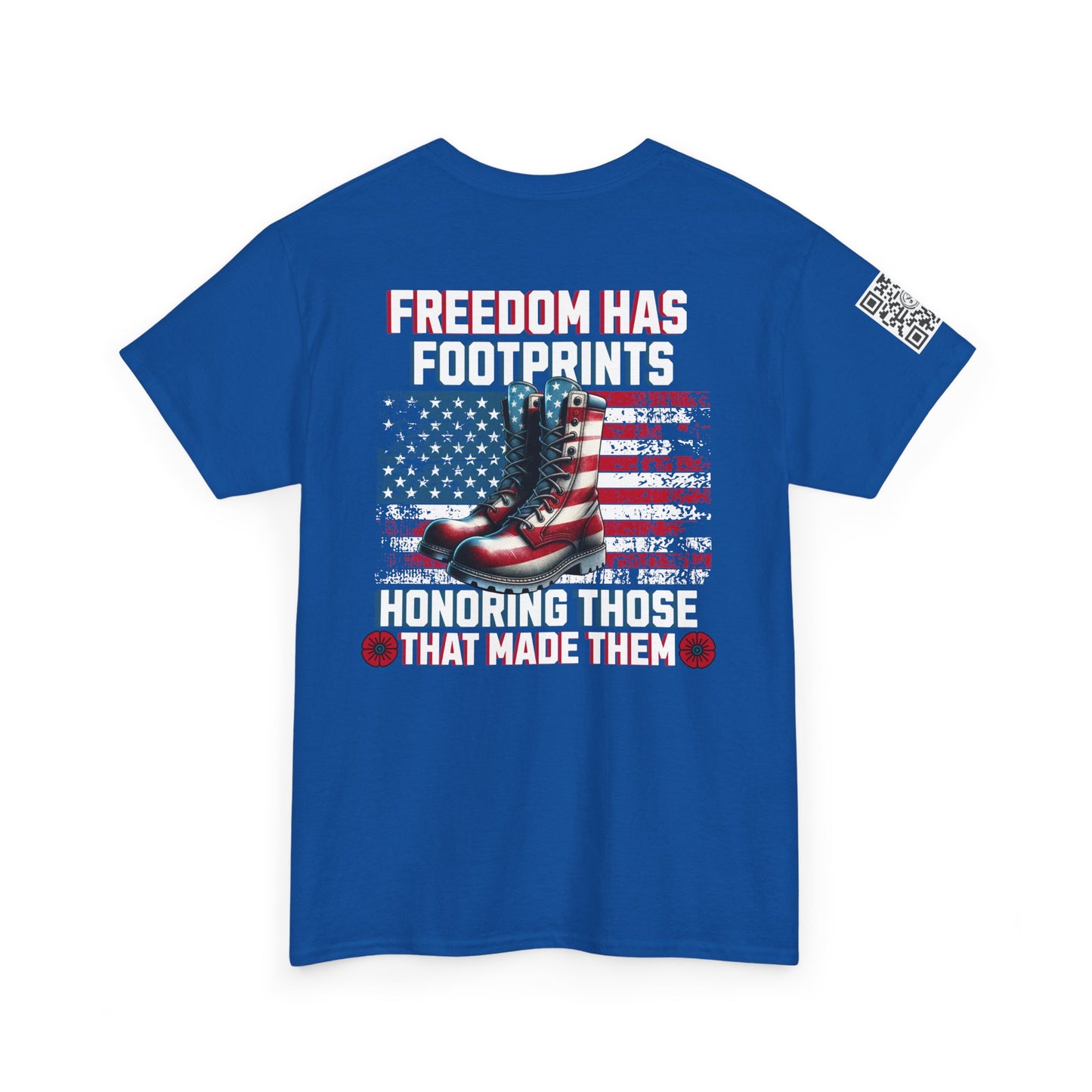 IBLeaf Freedom Has Footprints – Veterans Tribute Tee