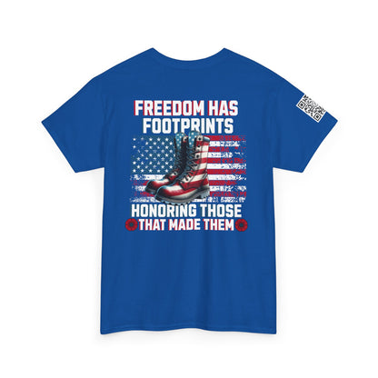 IBLeaf Freedom Has Footprints – Veterans Tribute Tee