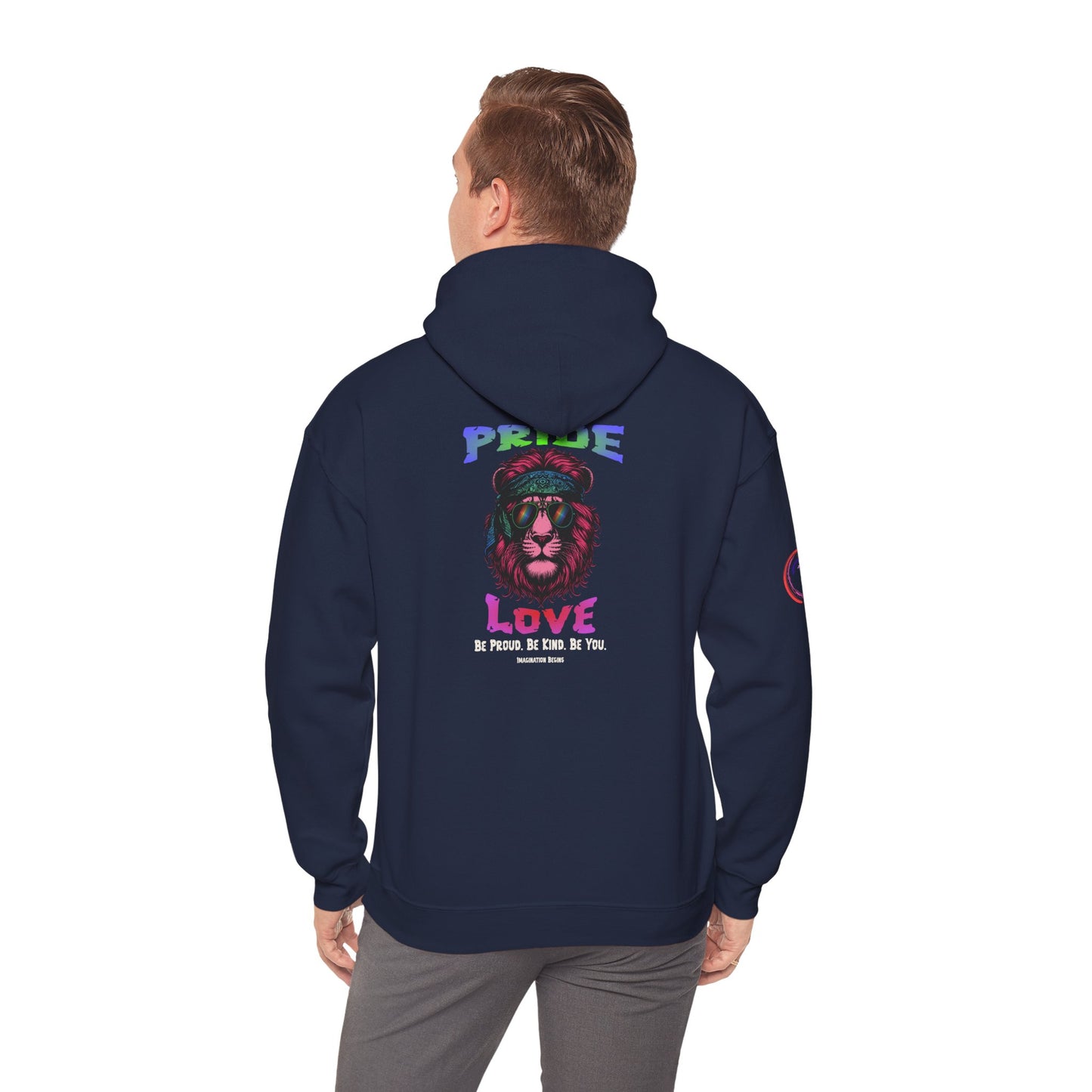 IB Leaf "Pride & Love" LGBTQ+ Awareness Hoodie | Love Loud. Live Proud.