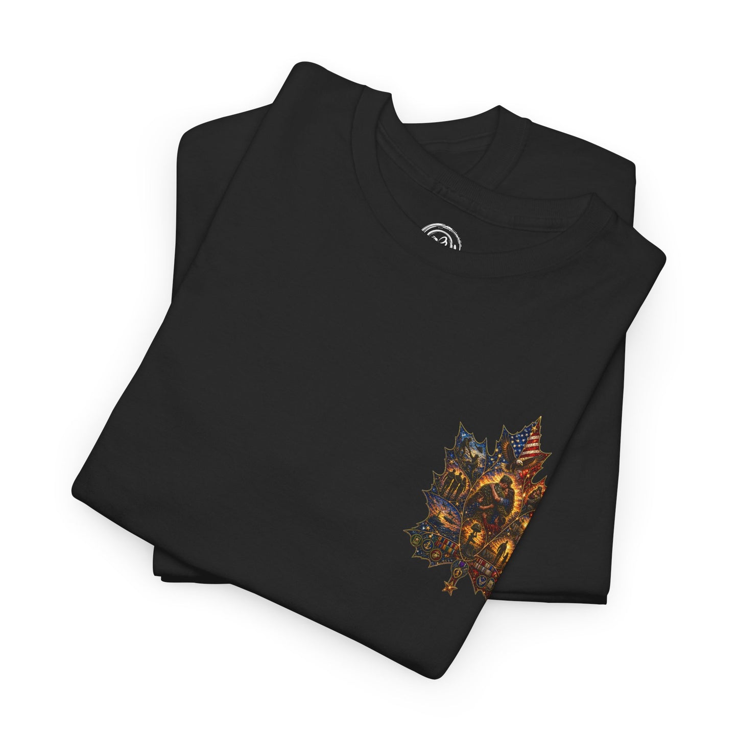 IB Leaf Not All Scars Are Seen | Veteran Mental Health Awareness Tee