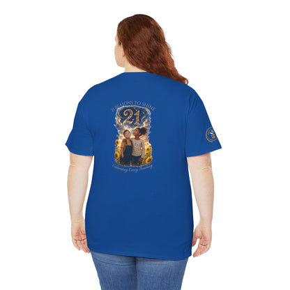 21 Reasons To Shine | IB Leaf Down Syndrome Awareness Tee