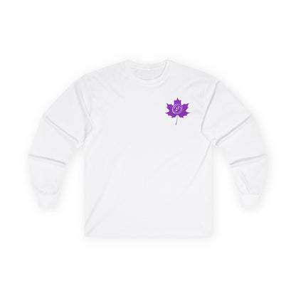 💜 Freedom Blooms in Purple – Domestic Violence Awareness Long Sleeve Tee