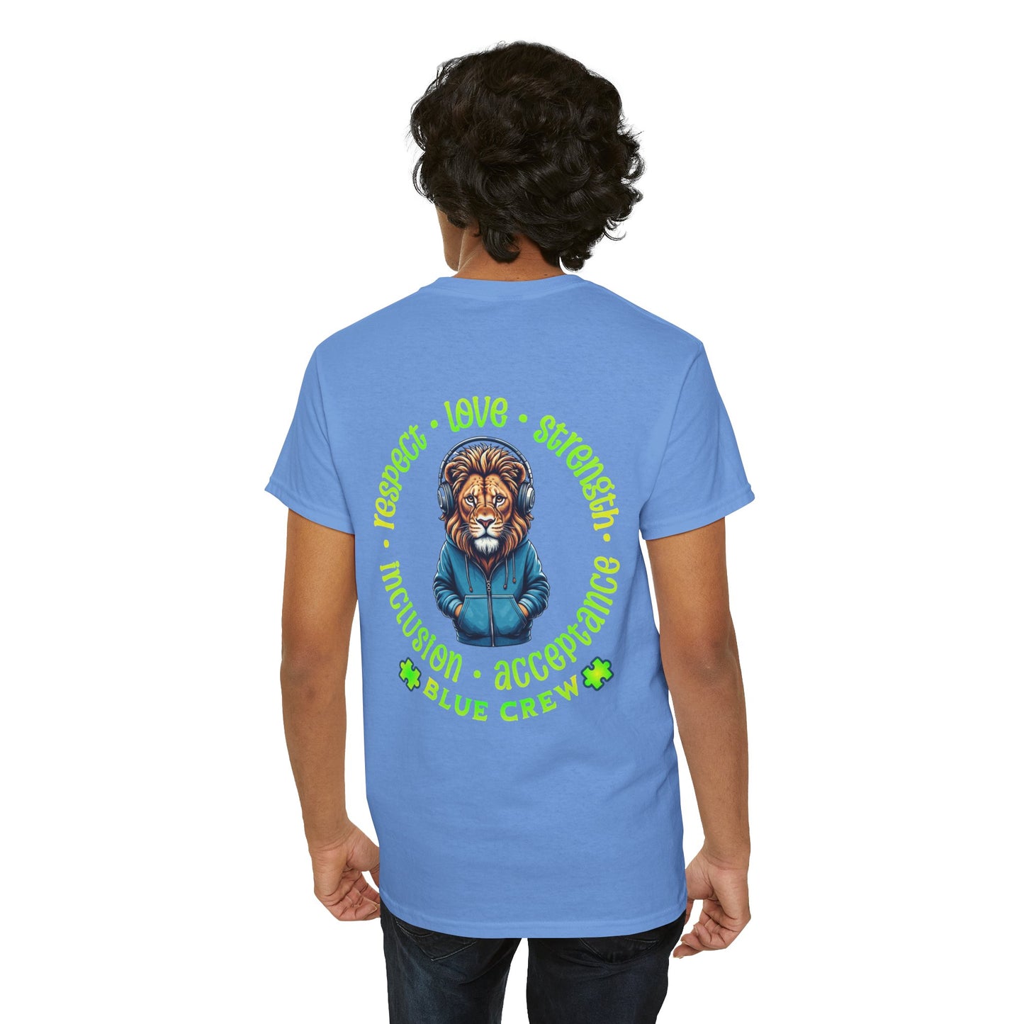 IB Leaf "Blue Crew" Autism Awareness Tee – Roar with Respect, Lead with Love