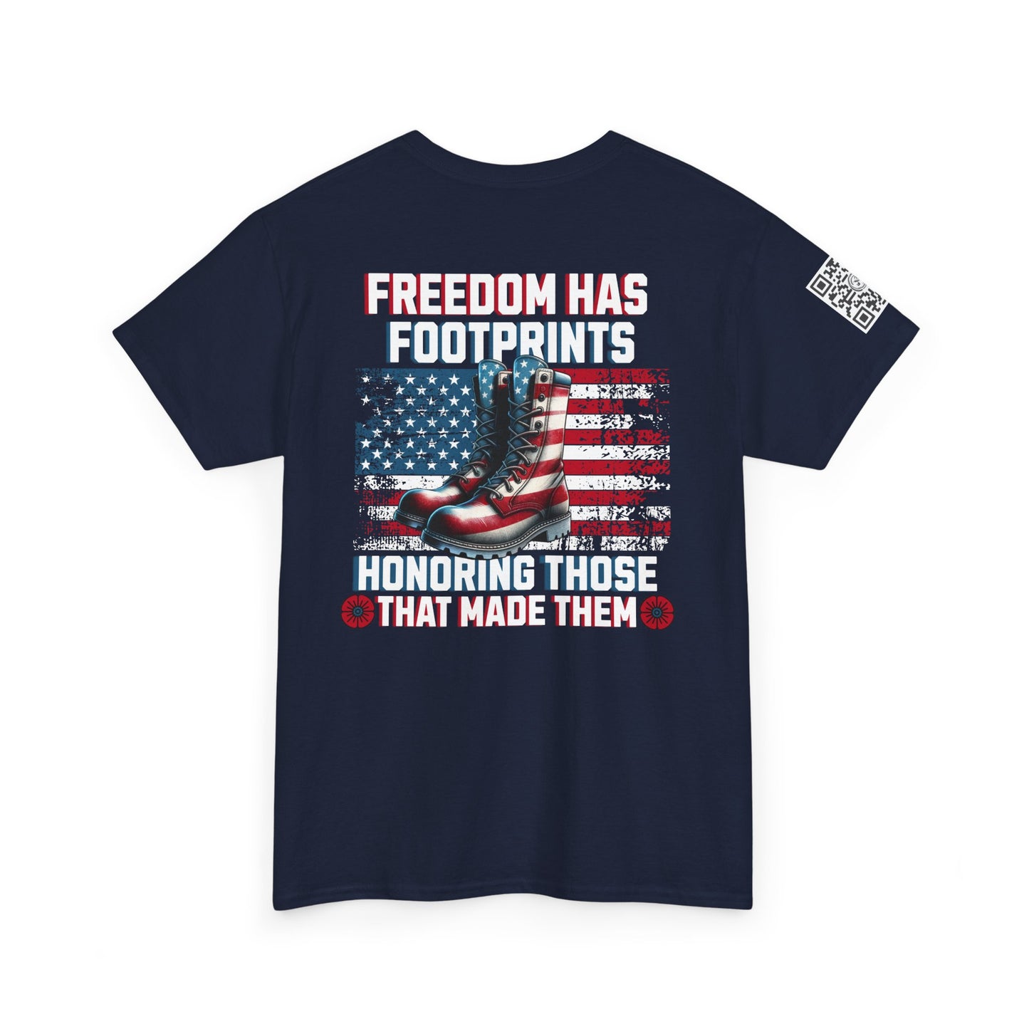 IBLeaf Freedom Has Footprints – Veterans Tribute Tee