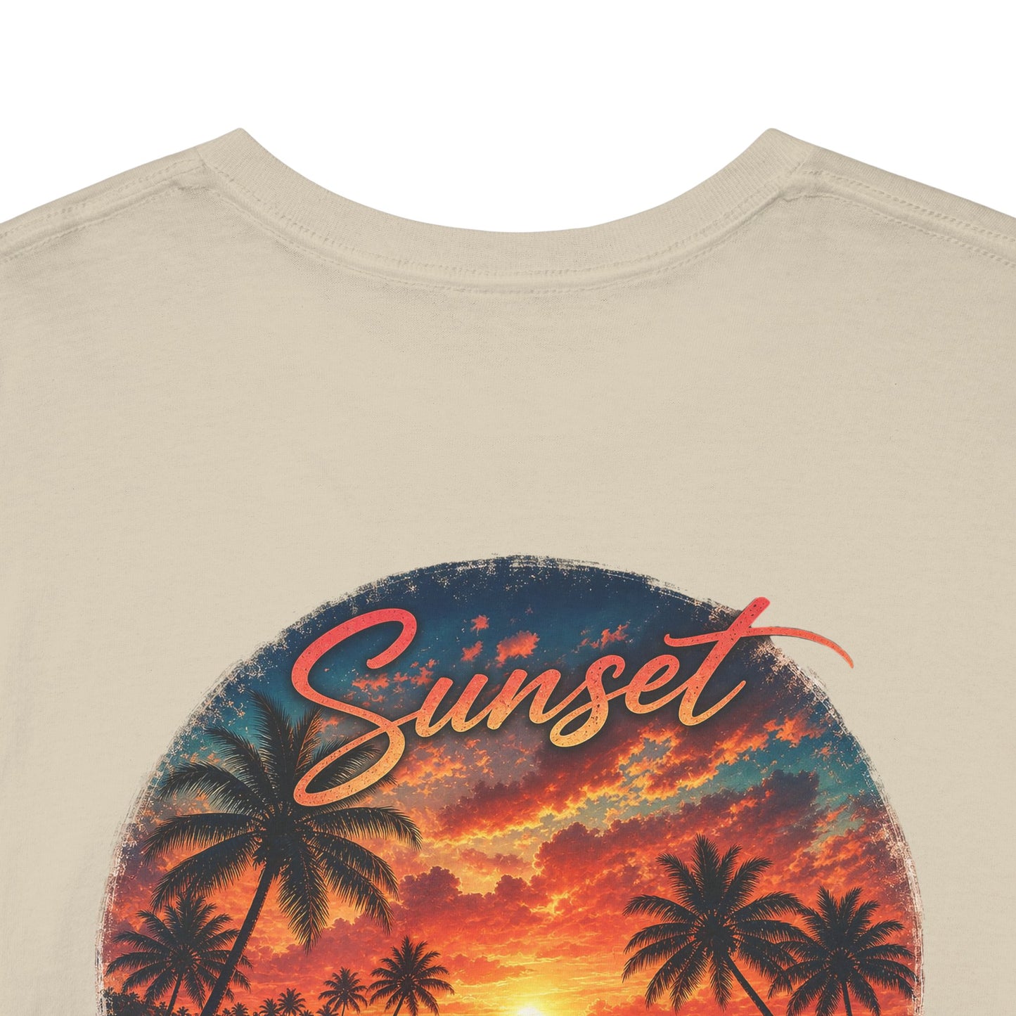 Sunset Serenity | Premium Coastal Art Tee