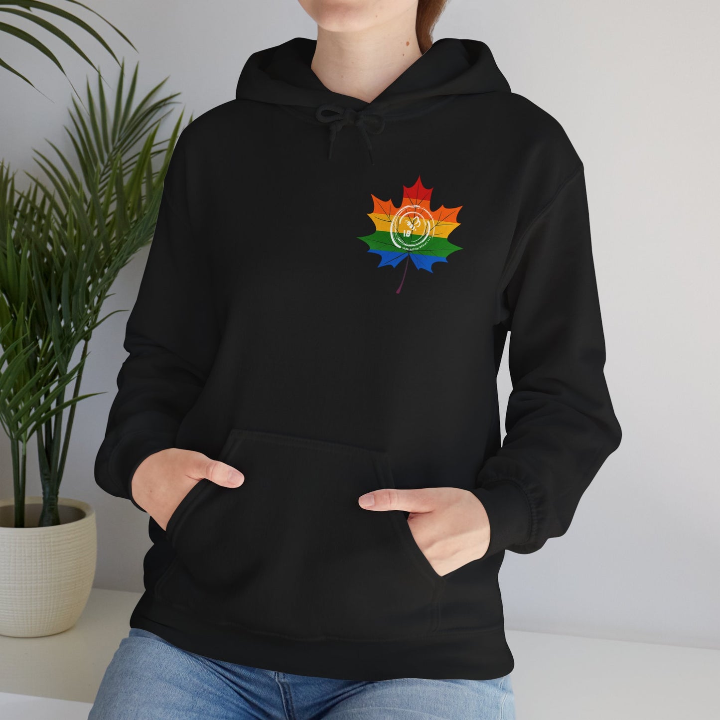 IB Leaf Pride & Love Lion LGTBQ Awareness Hoodie – Loud, Proud, and Fierce
