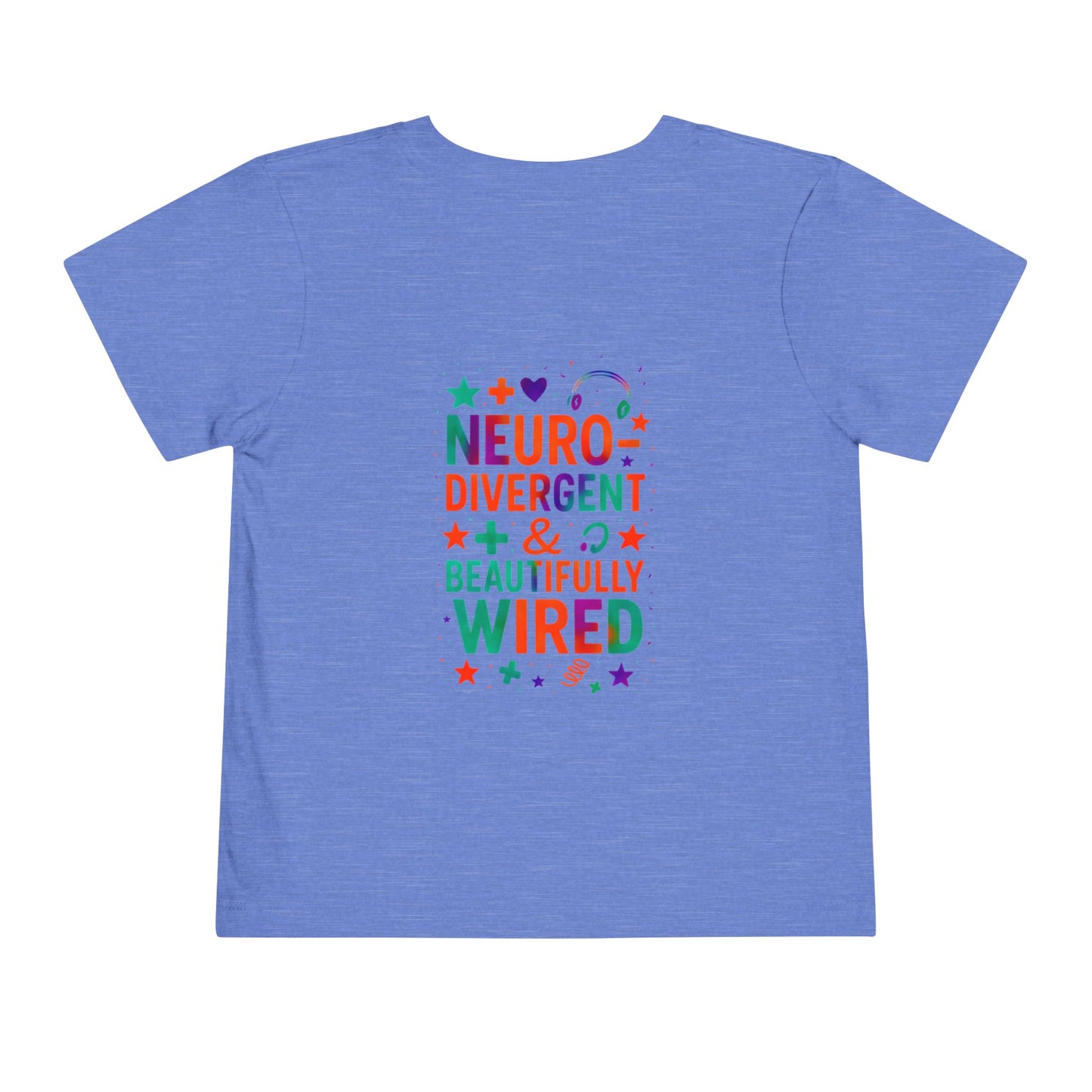 🧩 IB Leaf Neurodivergent & Beautifully Wired – Toddler SPD & Autism Awareness Tee
