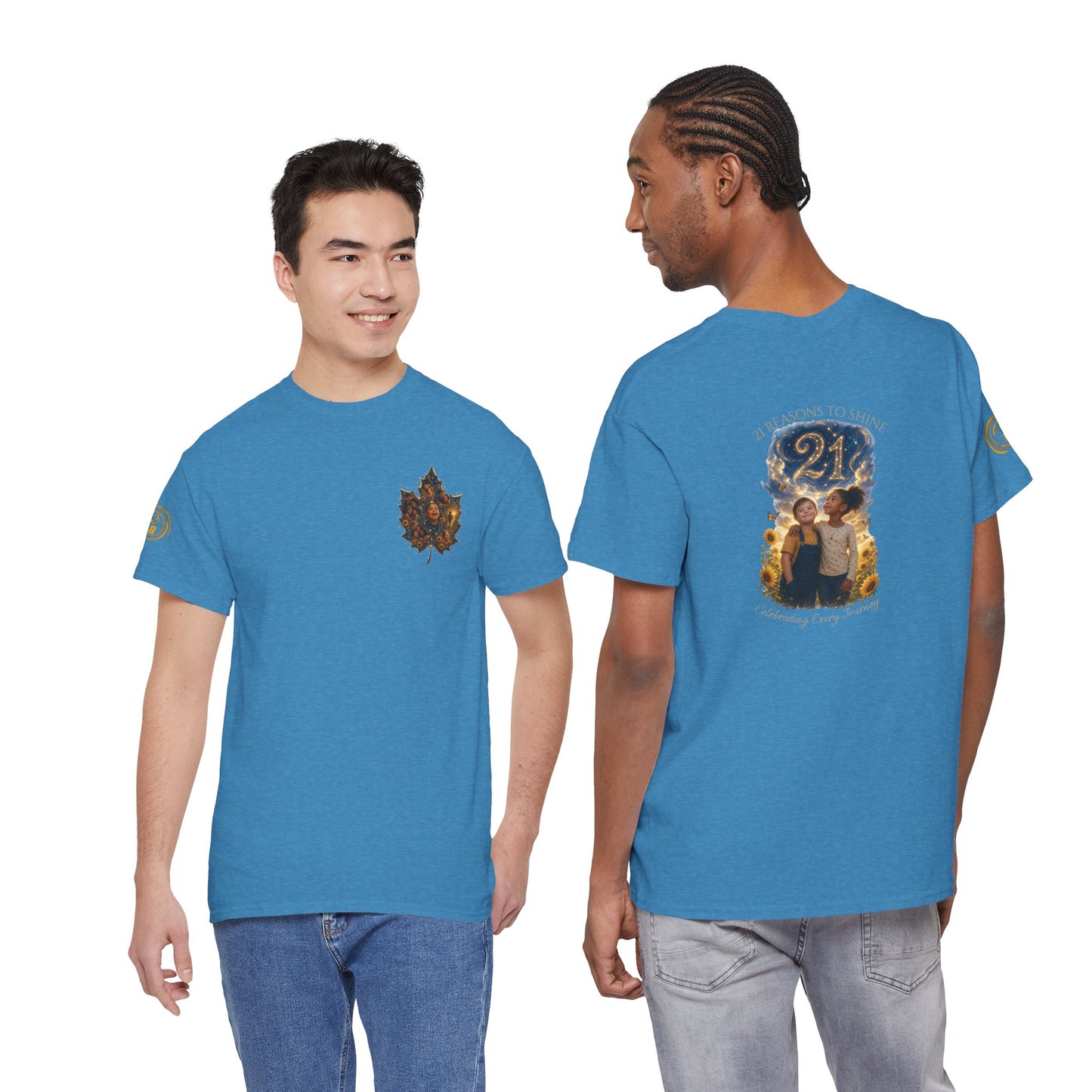 21 Reasons To Shine | IB Leaf Down Syndrome Awareness Tee