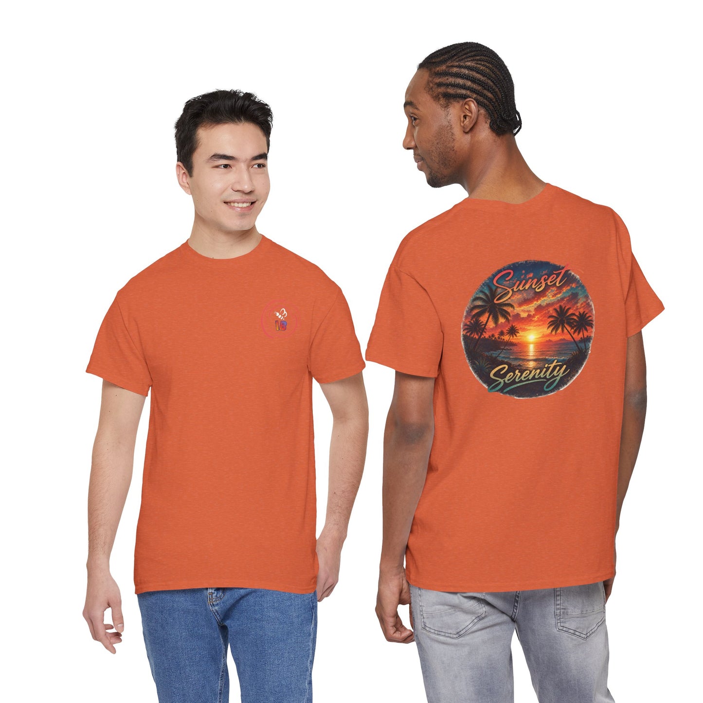 Sunset Serenity | Premium Coastal Art Tee