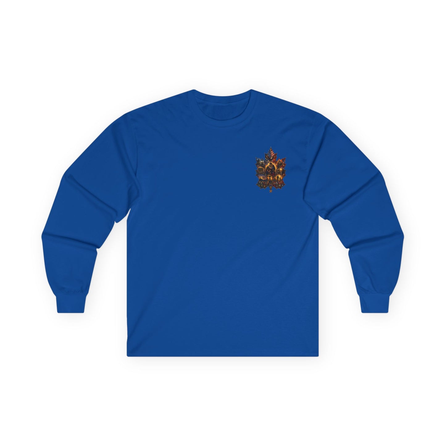 IB Leaf™ Freedom Has Footprints Veterans Tribute Long Sleeve | Built by Courage, Carried by Sacrifice