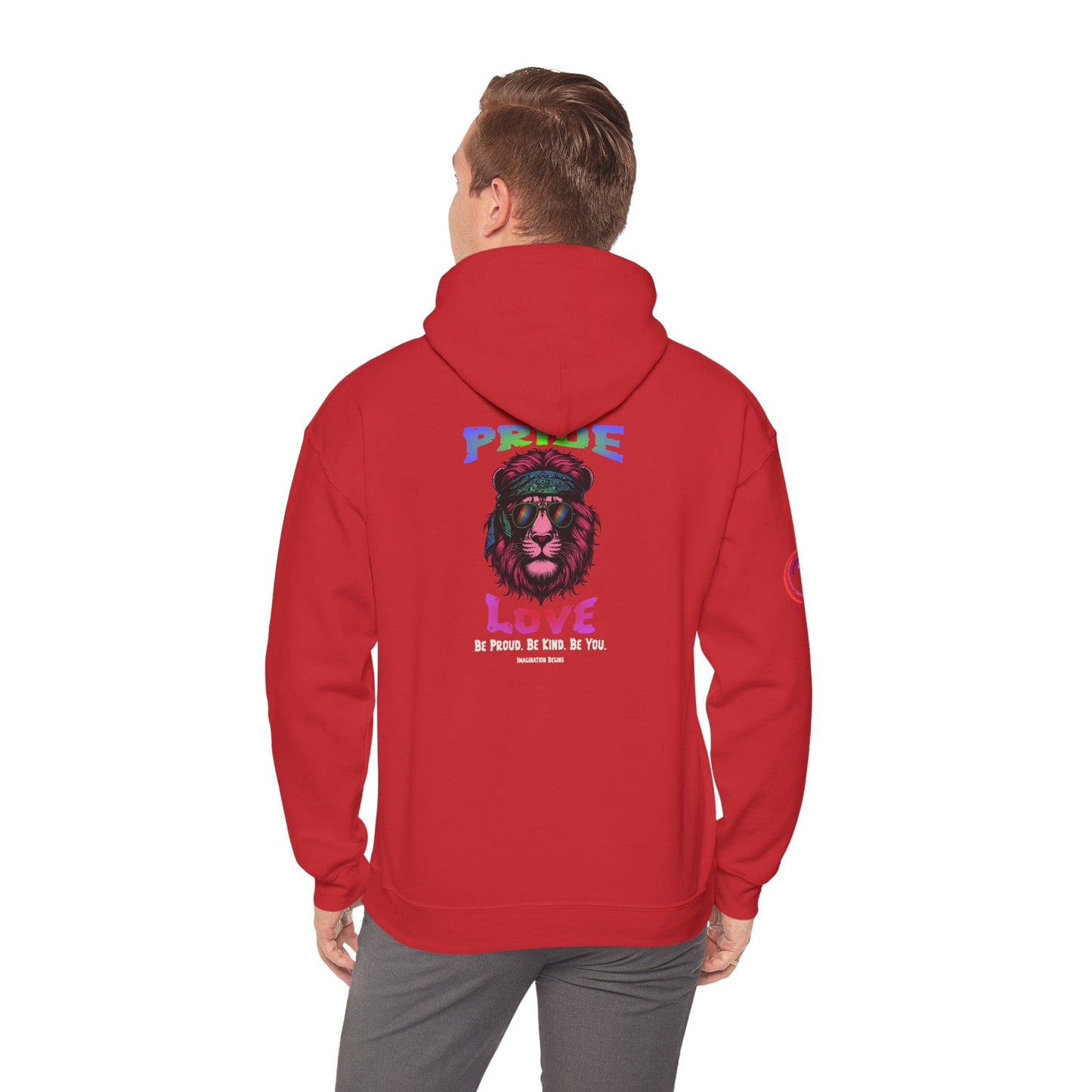 IB Leaf "Pride & Love" LGBTQ+ Awareness Hoodie | Love Loud. Live Proud.