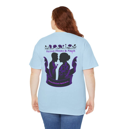 💜 Freedom Blooms in Purple – Domestic Violence Awareness Tee